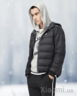 Куртка Xiaomi Uleemark double-sided wear men's down jacket Green-Black S